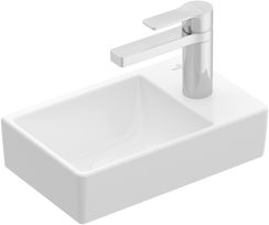 Siauras praustuvas Villeroy & Boch Avento 36x22cm - Balta - Kairinis