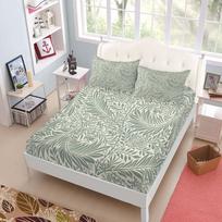 William Morris Larkspur Vintage DIY Fitted Sheet Set King Queen Double Full Size Bed Linen Set 25cm Deep 120x200cm yellow