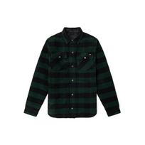 Vans Solid Color Plaid Reversible Casual Fleece Jacket Men jackets Green VN0A5KLOHNB L