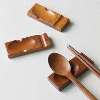 Romwood Rosewood Wooden Spoon Rest Fondant