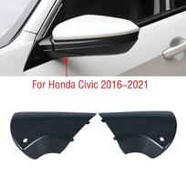 LHD For Honda Civic 2016 2017 2018    Exterior Rearview Wing Door Side Mirror Base Bottom Lower Cover Lid Cap Shell 1pc left