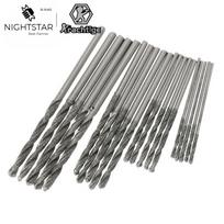 10Pcs Diamond Coated HSS Tipped Solid Bits Drill Twist Drills Bit Hole Saw / 0.8mm 1mm 1.2mm 1.5mm 1.8mm 2mm 2.5mm 3mm 3.5mm 4mm 10pcs 0.8mm