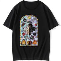 The Binding of Isaac Pocket Artwork Funing Tshirt Harajuku Graphic Tshirts Women Men Summer Casual Streetwear Ropa Hombre M juoda