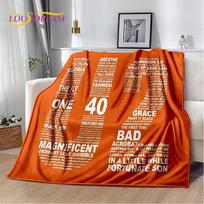 3D Spausdinimo U2 Rock Bang Bono Antklodė, Minkšta Mesti Antklodė Namams Miegamajam Lovai Sofai Iškylai Kelionėms Biurui Poilsio Užklotas Vaikams 75x90cm
