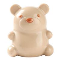 Nail Brush Cartoon Bear Shaped Handle Grip Nail Cleaning Brush Kids Adults Soft Bristles Massage Brush smėlis