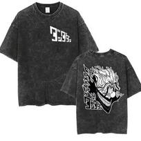 Dandadan Ken Takakura T-shirt Washed Vintage Loose High-end Luxury Hot Product Oversized High Quality Unisex Couples Manga Tees L