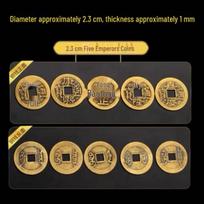 Pure Copper Threshold Coins: Five to Ten Emperor Coins for New Home or Shop Renovation Default