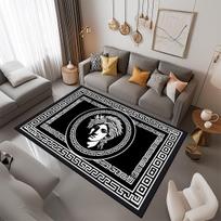 Modern Luxury Style CARPET FOR LIVE ROOM Fashion Design Big Size Rugs Cloakroom Non-slip Floor Mats Bedroom Bedside Soft Carpets 60x90cm