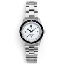 Hyakuichi 20 ATM Water Resistant Watch Mechanical Wristwatch White [HYAKUICHI 101] MODEL.19 Diver's Non-Date juoda
