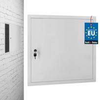 Inspection Door Key Lock Steel Metal White 50 X 50 Cm