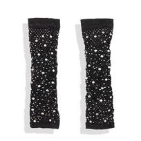 Girls' Rhinestone Jazz Hip Hop Dance Set - Vest, Long Pants & Shorts 140 cm
