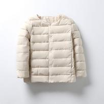 Children's Winter Down Jacket - Warm & Cozy Round Neck for Toddlers & Kids | Boys & Girls | White Duck Down Shirt 130 cm