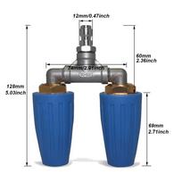 Rotating Dual Turbo Nozzle Spray Tip1/4  4000PSI 4-6GPM Replacement Tip Yard, Garden Outdoor Living For High Pressure Washer