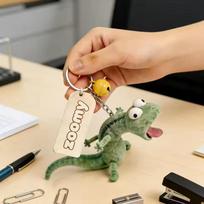 Divertido castor that transforms into a green mint lizard, a super cute and fun plush toy, a soft 3D plush. Other