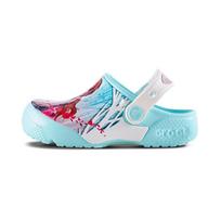 Crocs Fun Academy Frozen 2 Beach Sandals Ice Blue Kids 23-24