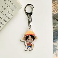 One Piece Peripheral Acrylic Keychain, Anime Luffy, Zoro, Zoro Bag Keychain YSK0641 beige