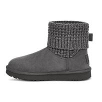 UGG Classic Solene Mini Cozy Stay Warm Outdoor Casual Gray Women's Sneakers 1113463-CHRC 40 black