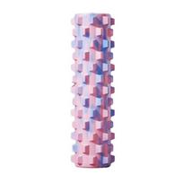 EVA Solid Wolf Tooth Foam Roller: 45cm Thick Yoga & Muscle Massage Cylinder