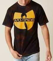 WU-TANG CLAN CLASSIC LOGO BLEACHED GZA-RZA-ODB T-Shirt NEW 100% Authentic Unisex T-Shirt XL