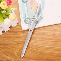 1 PCS Stationery Office Creative Phoenix Sword Gel Pen School Supplies Handle Gift 0.5mm sidabras