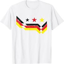 German Soccer Deutschland Germany Retro Sports Lover Fan T-Shirt S įvairiaspalvis
