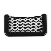 Durable Hollow Mesh Self-Adhesive Car Pocket Storage Bag Pouch Phone Holder juoda