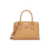 Michael Kors MK Ruby Adjustable Shoulder Strap Magnetic Closure Leather And Synthetic Leather Crossbody Handbag Small Women Handbag 30S3GR0S1L-174 Basic Set (Bag+Dust Bag)