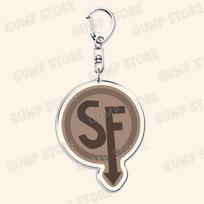 Horror Game Sanitys Falls Keychain for Accessories Keyring Sal Fisher Key Chain Jewelry Larry Johnson Fans Friends Gamer Gifts