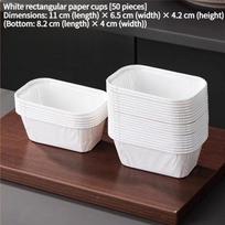 50PCS baking cupcake mold paper tray cup for baking date cake disposable oven special tool high temperature resistant packaging