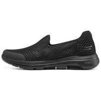 Skechers Mens Go Walk Simple Solid Color Shock Absorbing Durable Breathable Low Top Casual Shoes Men sneaker Black 894132-BBK 43.5