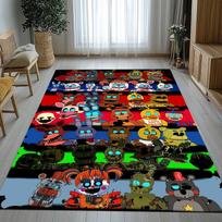 Horror Freddy F-FNAF Games Living Room Non-Slip Area Rug Soft Carpet for Bedroom Kids Playroom Sofa,Home Decor Doormat Gift 40x60cm
