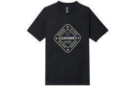 Converse T Shirts Men's Black Crew Neck Moderate Straight Fit 10026529-A01 S