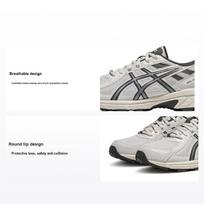 Asics Gel-Venture 6 Fashion Versatile Low-Top Running Shoes Men sneaker Gray White 1011B550-022 39