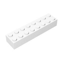10 vnt. 2x8 plytos 3007 MOC technologinės plytos DIY dalys Statybinės kaladėlės Suderinamos dalelės