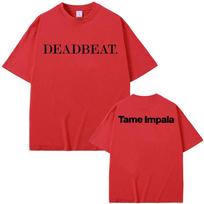 Tame Impala - Deadbeat T Shirt Short Sleeve 100%Cotton Summer Tee-shirt Singer's same style O-neck Clothing High Quality Tops S