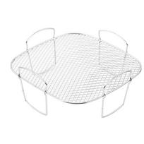 304 Stainless Steel Square Air Fryers Basket Insert Dishwasher Safe Grill Rack For Cooking Baking And Food Dehydration 1