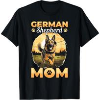 German Shepherd Dog Breed German Shepherd Mom T-Shirt S juoda