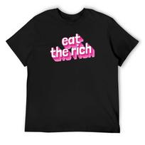 Eat The Rich T-Shirt quick-drying summer clothes baggy shirts T-shirts oversize vintage t shirt men S juoda
