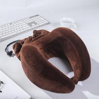 OEING Portable Memory Foam U-shaped Neck Pillow