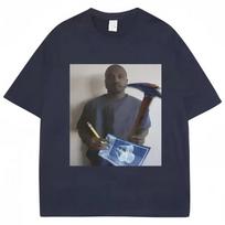 Funny Kanye West Meme Graphic T-shirt Kid's Video Game Humor T Shirt Men Women Oversized Creativity Cotton Tees Streetwear Gifts S juoda
