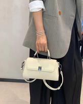 2026 New Small Genuine Leather Tote Bag Fashiable Cow Leather Handbag Woman Daily Real Cowhide Shoulder or Crossbody Bag