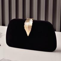 Red Square Tote Bag Shoulder Mini Leaf Hasp Handbag for Women Luxury Designer Velvet Small Phone Bag Crossbody Clutch Wedding