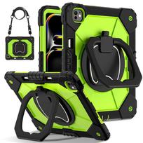 For IPad 12th A19 Air 11 13 2026 Pro 11 13 11th 10th 10.2 9.7 Air 4 5 Mini 6 7 360 Rotating Stand Armor Case Heavy Duty Cover Mini 6 7 8.3