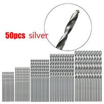 100/50PCS Titanium Coated HSS Drill Bit Set - High Speed Steel Drilling Tools for Metal Wood'