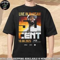 50 Cent Legacy Tour 2026 Gyvai Varšuvoje Rugpjūčio 10 d. Pge Narodowy Marškinėliai XXXL