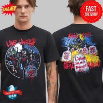 Slayer Live Undead 87 Stonewash Retro Fall 1985 Dead Ahead Two Sides T-Shirt Unisex T-Shirt XL