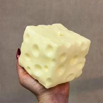 Didelis Sūrio Formuojamas Suspaudžiamas Kamuoliukas Dydžio Sūrio Kubas Streso Kamuoliukas Nesprūstantis Fidget Žaislas ASMR Sensory Priešstresinis Festivalio Dovana