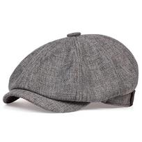 Vyriška kasdieninė kepurė-beretė, pavasariui-rudeniui, retro stiliaus, laisvalaikio kepurė, unisex, aštuonkampė kepurė vyrams, gatvės kepurės, gorros 56-62CM