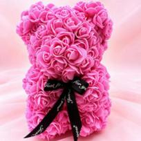 25cm Foam Rose Bear - Perfect Gift for Birthday, Qixi, Valentine's Day, or Proposal