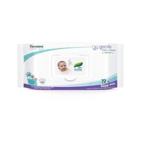 Himalaya Gentle Baby Wipes 72 Count Soft Aloe Vera & Lotus Extract Wipes for Sensitive Skin